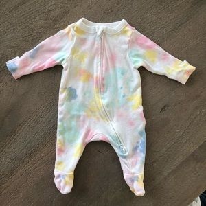 So Navy tie dye sleeper